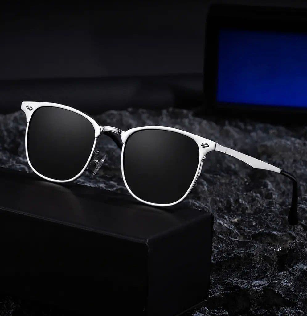 Men UV400 Sunglasses (Silver)